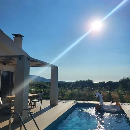 Villa Casa O' - Moderne Mit Großer Terrasse Und Privatem Swimmingpool Skala Potamia (Thasos)