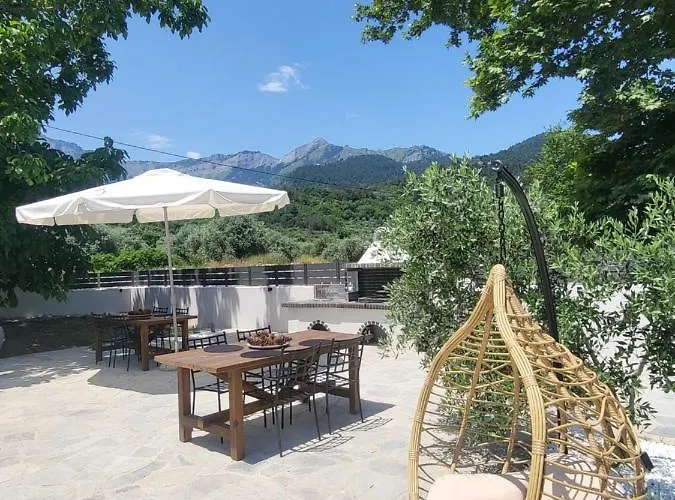 Villa Casa O' - Moderne Mit Grosser Terrasse Und Privatem Swimmingpool Skala Potamia (Thasos)